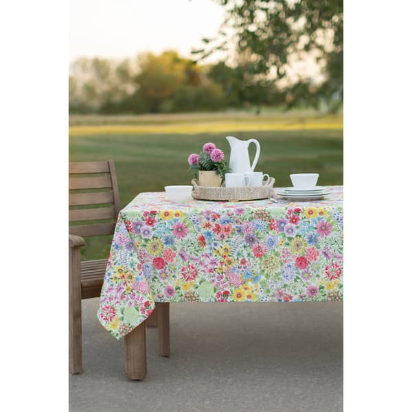 Azalea Textured Print Tablecloth - image 