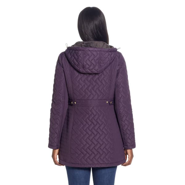 Weatherproof quilted best sale hooded walker coat