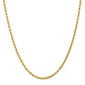 Mens Gold Classics&#8482; 10kt. 3mm 8in. Rope Chain Bracelet - image 2