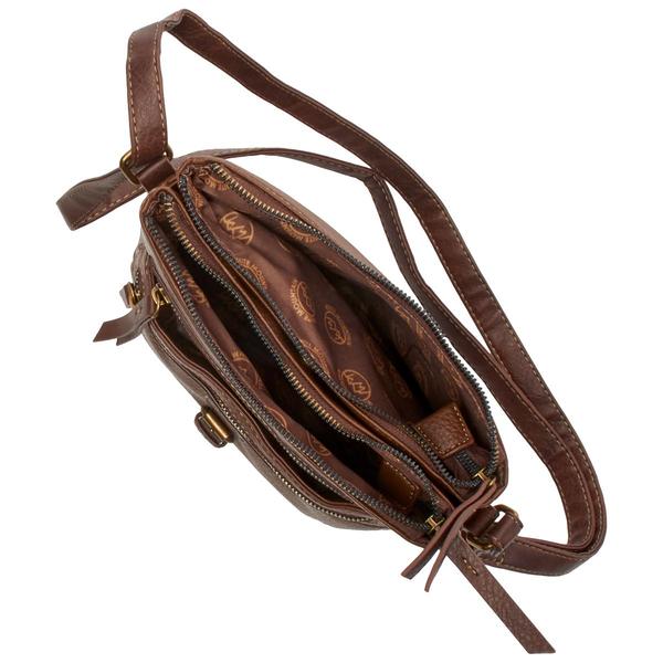 White Mountain Belt Buckle Crossbody