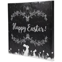 Northlight Seasonal Happy Easter Bunnies Canvas Wall Art