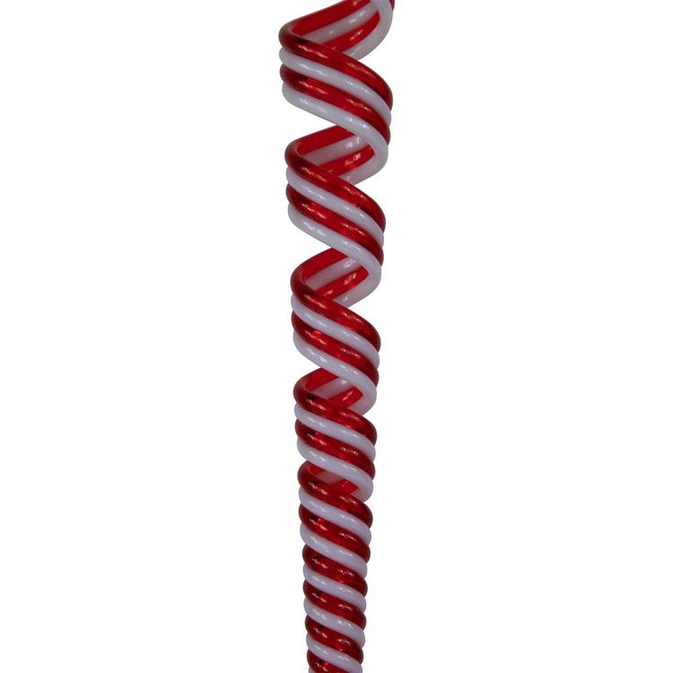 Northlight Seasonal Red & White Candy Curls Ornaments - Pack of 4
