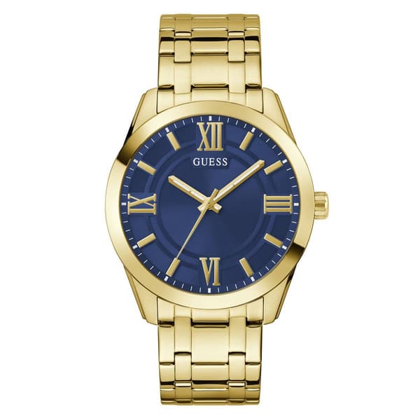 Mens Guess Gold Tone Analog Watch - GW0893G5 - image 