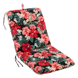 Jordan Manufacturing High Back Chair Cushion - Black Floral