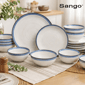 Sango Siterra Santorini 16pc. Blue Round Dinnerware Set - image 8