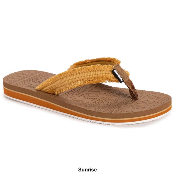 Womens Lukees by MUK LUKS&#174; Sand Dollar Flip Flops