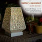 Alpine Tabletop Lamp w/ Chain Style Filament LED Lights - image 6