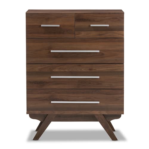 Baxton Studio Auburn 5 Drawer Dresser