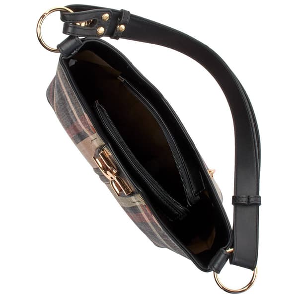 DS Fashion Convertible Plaid Hobo