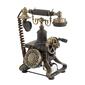 9th &amp; Pike® Black Brass Vintage Antique Phone - image 3