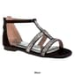 Big Girls Badgley Mischka Flat Rhinestone Dress Sandals - image 8