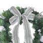 Northlight Seasonal 24in. White And Silver Pine Christmas Wreath - image 3