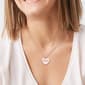 Sophia B Pink Silver 1/10ct. Diamond Mom Heart Chain Pendant - image 5