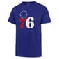 Mens '47 Brand Philadelphia 76ers Imprint Logo Tee - Royal - image 1