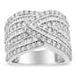Haus of Brilliance Sterling Silver 2 3/8ctw. Diamond Ring - image 2