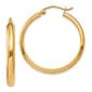 Gold Classics(tm) 14kt. Gold 26x3.75mm Hoop Earrings - image 1