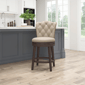 HH2 Home Edenwood Cream Counter Height Swivel Stool - image 1