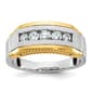 Mens Gentlemens Classics(tm) 14kt. Two Tone 1/2ctw. Diamond Ring - image 1