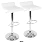 LumiSource Ale Contemporary Adjustable Bar Stools - Set of 2 - image 10