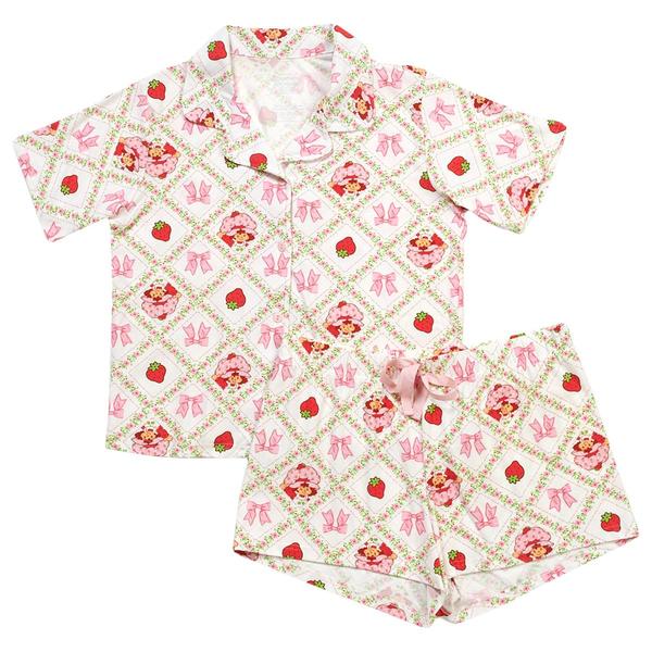 Juniors Strawberry Shortcake™ Berries & Bows Boxer Pajama Set