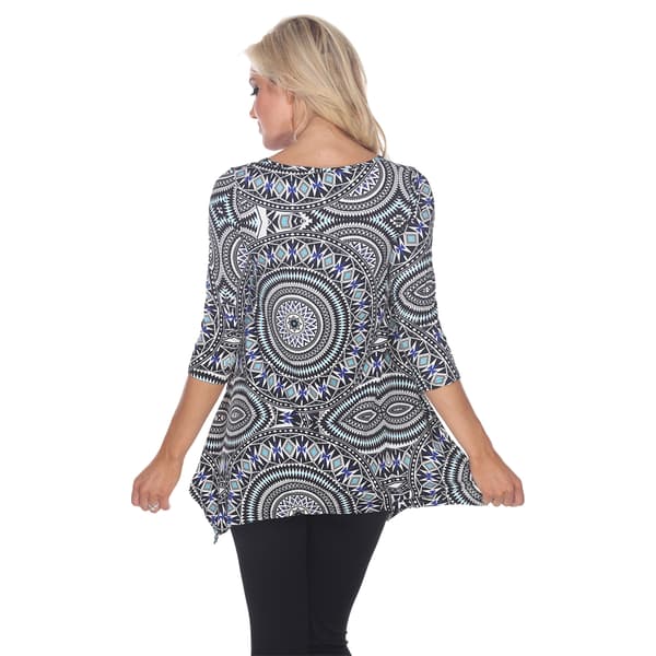 Womens White Mark Maji Bold Geometric Print Tunic