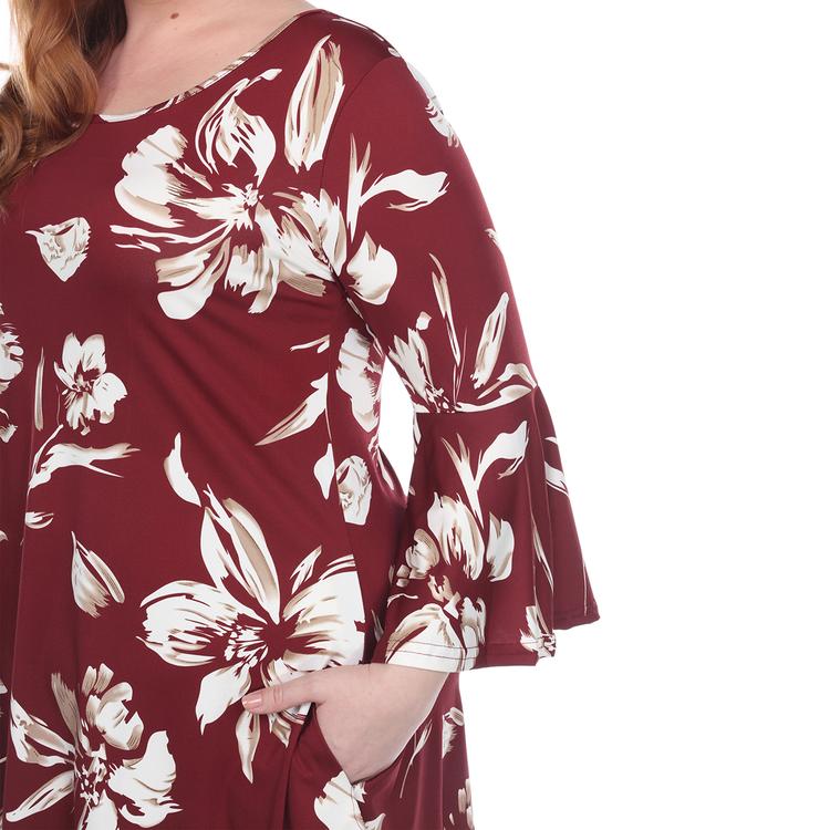 Plus Size White Mark 2 Piece Head To Toe Floral Set