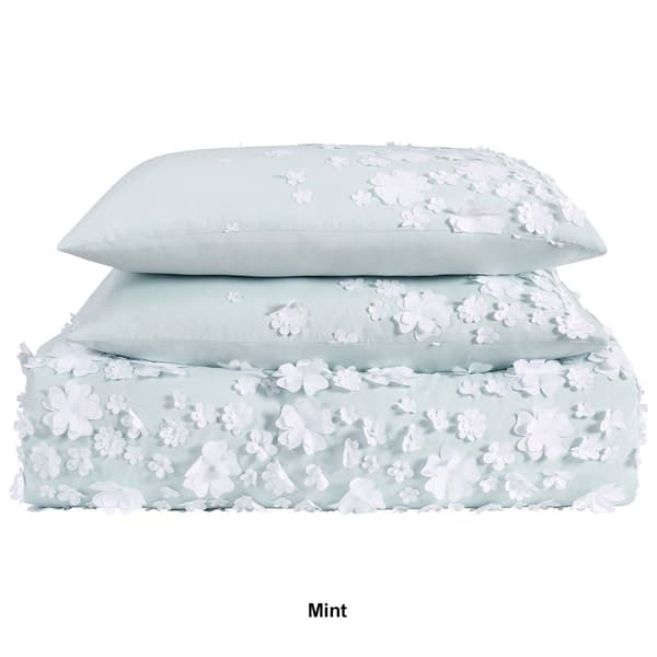 Christian Siriano NY®  3pc. Confetti Flowers Mint Duvet Cover Set