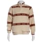 Young Mens Brooklyn Cloth Arrow Stripe Sherpa Shell Hoodie - Sand - image 1
