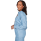 Petite Alfred Dunner Beachcomber Snap Button Denim Jacket - image 4