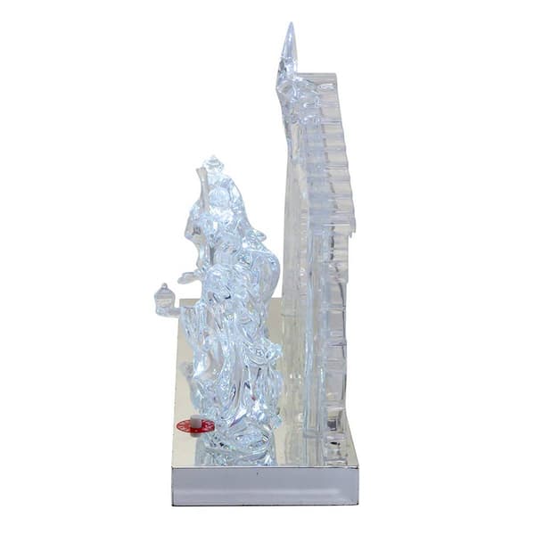 Kurt S. Adler 8.7in. Light-Up LED Musical Nativity Scene