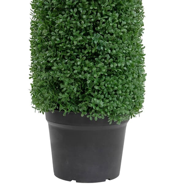 Northlight Seasonal 4ft. Artificial Boxwood Cone Topiary Tree