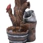 Alpine Cardinal Birdhouse Cascading Barrel Fountain - image 4