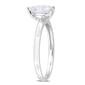 Sterling Silver 1ctw. White Moissanite Solitaire Ring - image 3