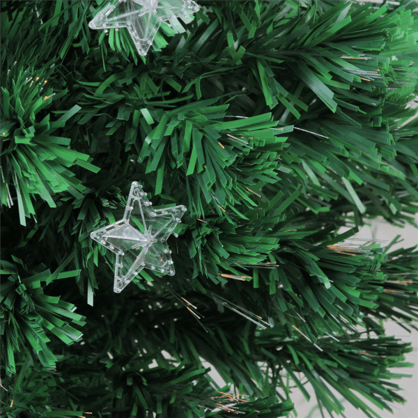 Northlight 4ft. Pre-Lit Potted Fiber Optic Christmas Tree