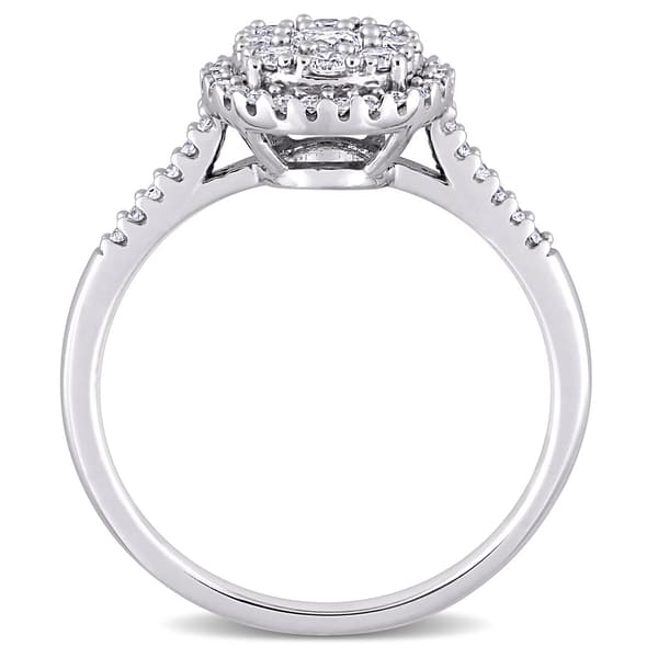 Diamond Classics™ 10kt. White Gold 1/2ctw. Diamond Round Ring