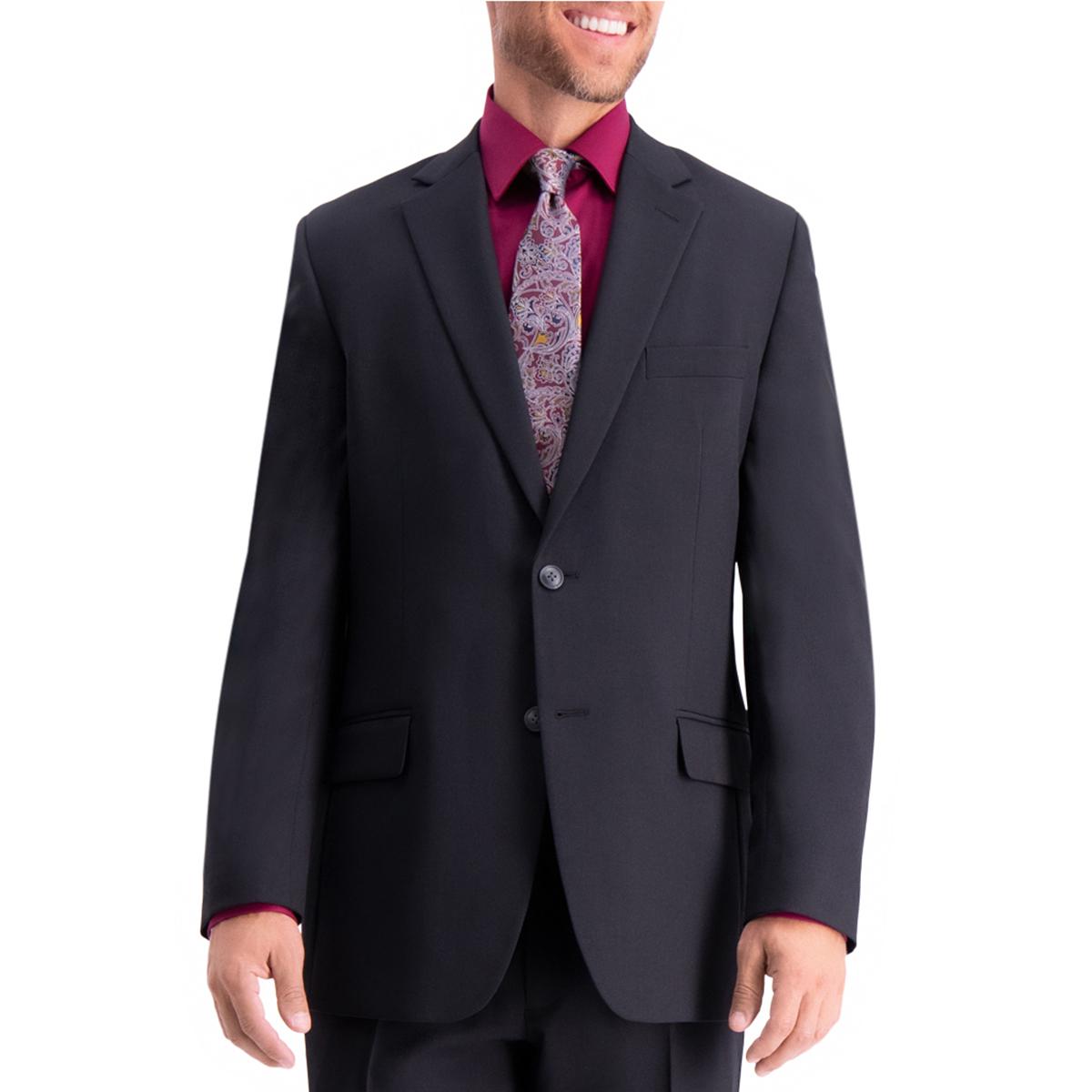 Mens Haggar® Stretch Heather Twill Suit Separate Jacket