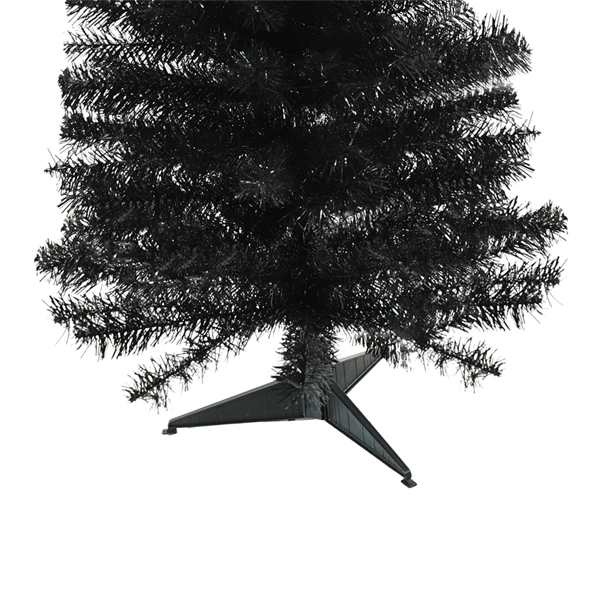 Northlight 4ft. Slim Tinsel Artificial Halloween Tree