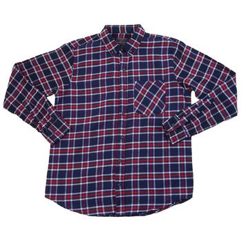 Mens Jackson Hole Flannel Shirt - Red/Navy - Boscov's
