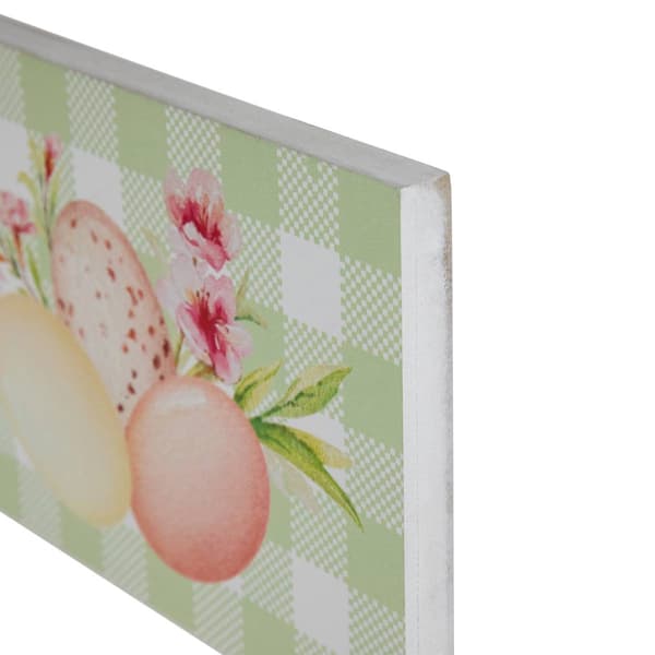 Northlight Seasonal Welcome to Our Hoppy Home Easter Wall Sign