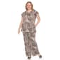 Plus Size White Mark Bold Leopard Print 2pc. Ruffle Sleeve Set - image 11