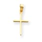 Unisex Gold Classics&#40;tm&#41; Yellow Gold Polished Cross Pendant - image 1