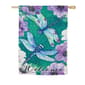 Evergreen Dragonfly Duo Garden Flag - image 1