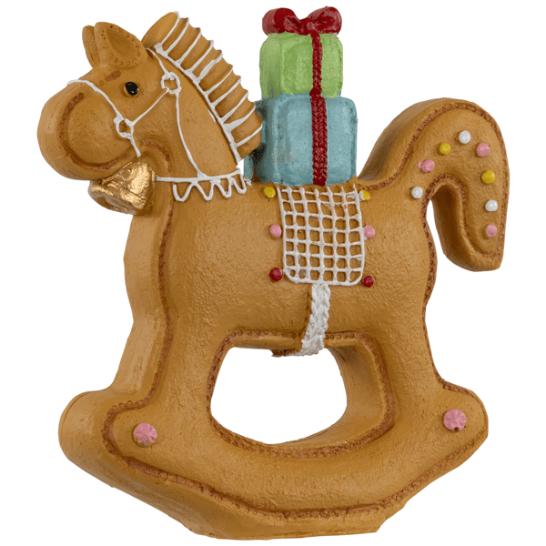 Northlight Gingerbread Rocking Horse Christmas Figurine