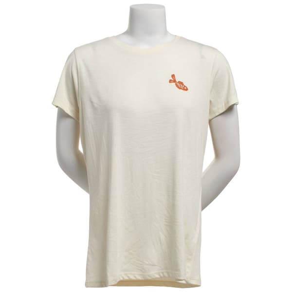 Womens Mountain and Isles Abstract Mountain & River Graphic Tee - image 