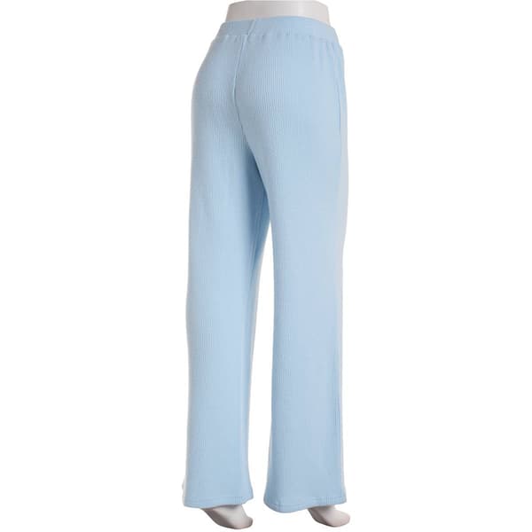 Juniors No Comment Cozy Rib Wide Leg Sweatpants