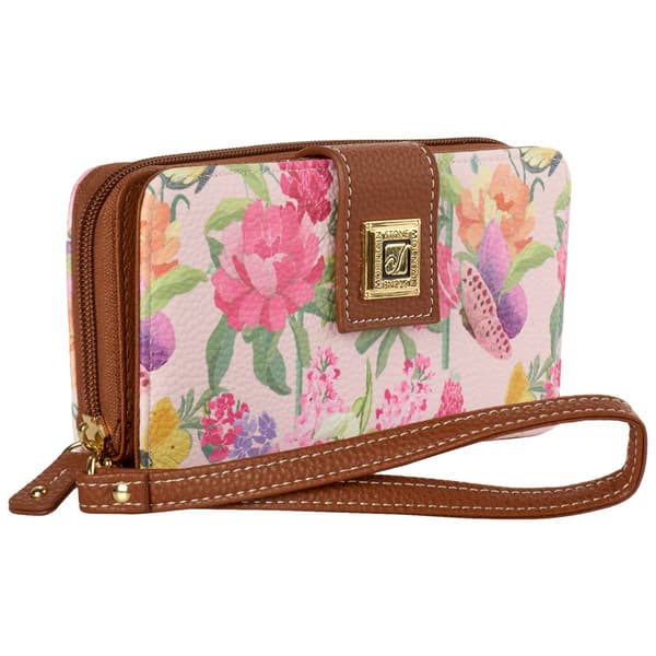 Womens Stone Mountain Le Beau Jardin Zip Around Wallet