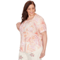 Plus Size Alfred Dunner Beachcomber Short Sleeve Paisley Tee - image 3