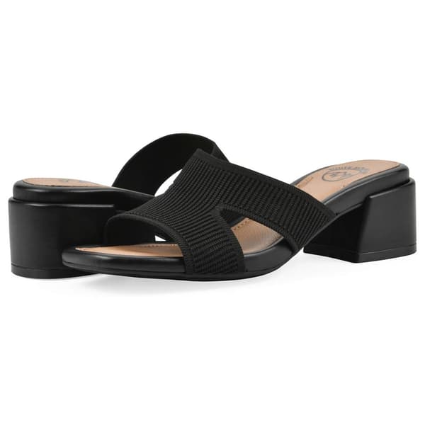 Womens White Mountain Milled Slide Sandals