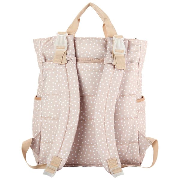 Jessica Simpson 2pc. Taupe Polka Dot Backpack Diaper Bag