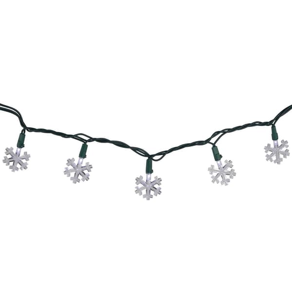 Northlight Seasonal 4.5ft. LED Snowflake Christmas Light Set